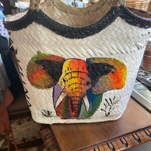 🌟🛍️HOST PICK🛍️🌟STUNNING HANDMADE BY THE MASAI MARA WICKER BASKET